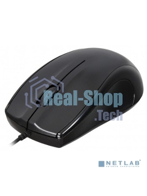 Мышь проводная Oklick 185M черный, 1200 dpi, USB, кнопки - 3