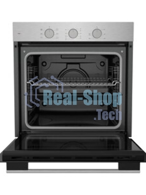 Духовой шкаф электрический Kuppersberg HF 603 BX 60 см, 80 л, High-Tech, 6 режимов, паровая очистка, черный + нерж. сталь