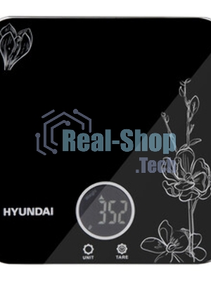 Весы кухонные Hyundai HYS-KG421 макс. вес: 5 кг, черный