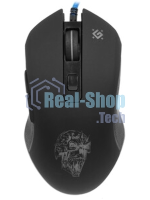 Мышь проводная Defender Sleipnir GM-927 черный, 12800 dpi, USB, кнопки - 6