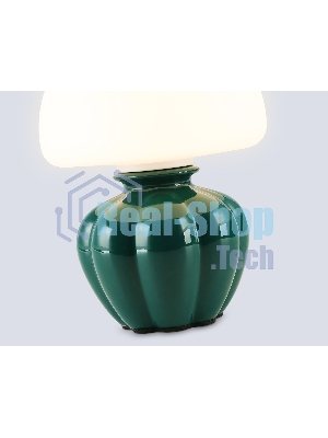 Настольная лампа Ambrella light LH53249 GN/WH зеленый/белый G9 max 28W D165*220