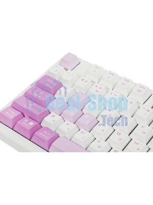 Клавиатура MSI Forge GK600 гибридная, Bluetooth, радиоканал, белый
