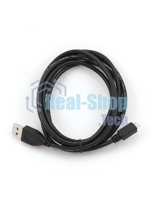 Кабель USB2.0 Pro Cablexpert CCP-mUSB2-AMBM-10, AM/microBM 5P, 3м, экран, черный, пакет