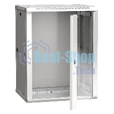 Шкаф ITK LINEA W 12U 600x450 мм дверь стекло, RAL7035