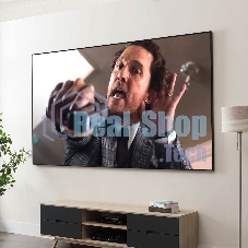 Экран Cinema S'OK 16:9 135' настенно-потолочный, на раме, 298x168см, рама черный бархат, полотно белый ПВХ