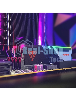 Оперативная память Patriot Viper Venom, DDR5, 32GB (2x16GB), 7400MHz, CL36, DIMM, с радиаторами, RGB, черный