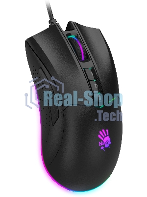 Мышь проводная A4Tech Bloody P90s черный, 8000 dpi, USB, кнопки - 8
