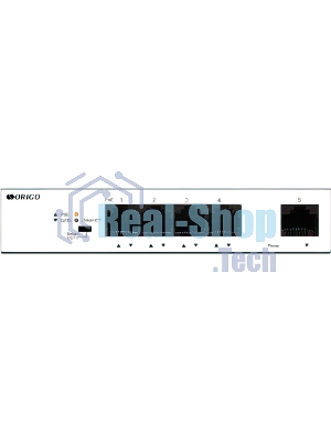 Коммутатор Unmanaged Switch 4x1000Base-T PoE, 1x1000Base-T, PoE Budget 60W, Long-range PoE up to 250m, metal case