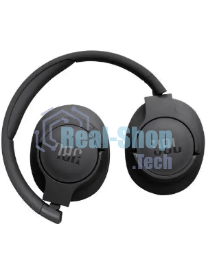 Беспроводные/проводные наушники JBL Tune 720BT черный, полноразмерные, Bluetooth + проводной, быстрая зарядка