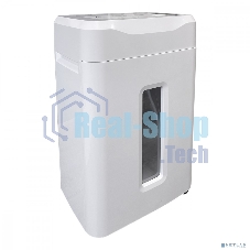 Шредер Office Kit S215N 3,9x38 белый (секр.P-4) фрагменты 22лист. 35лтр. скрепки скобы пл.карты CD