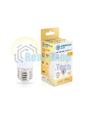 Лампа светодиодная	451103 LED G45 11W IC E27 2700K 175-265V