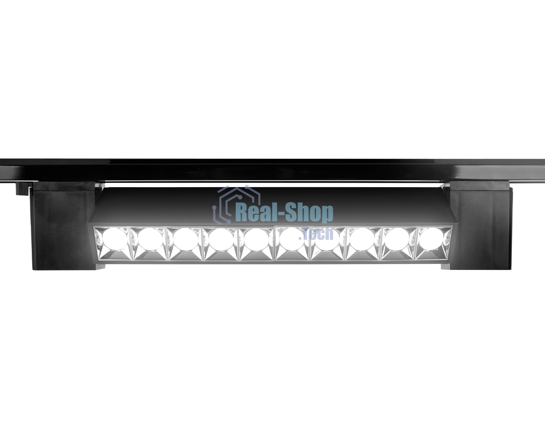 Трековый однофазный светодиодный светильник Ambrella light GL6689 BK черный LED 12W 4200K 24°
