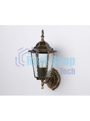 Уличный настенный светильник Ambrella light ST2012 GD/BK/CL золото/черный/прозрачный IP54 E27 max 40W 360*150*210