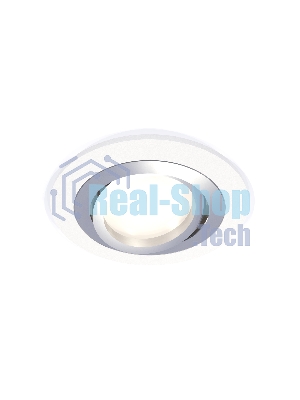 Комплект встраиваемого поворотного светильника Ambrella light XC7621082 SWH/PSL белый песок/серебро полированное MR16 GU5.3 (C7621, N7003)
