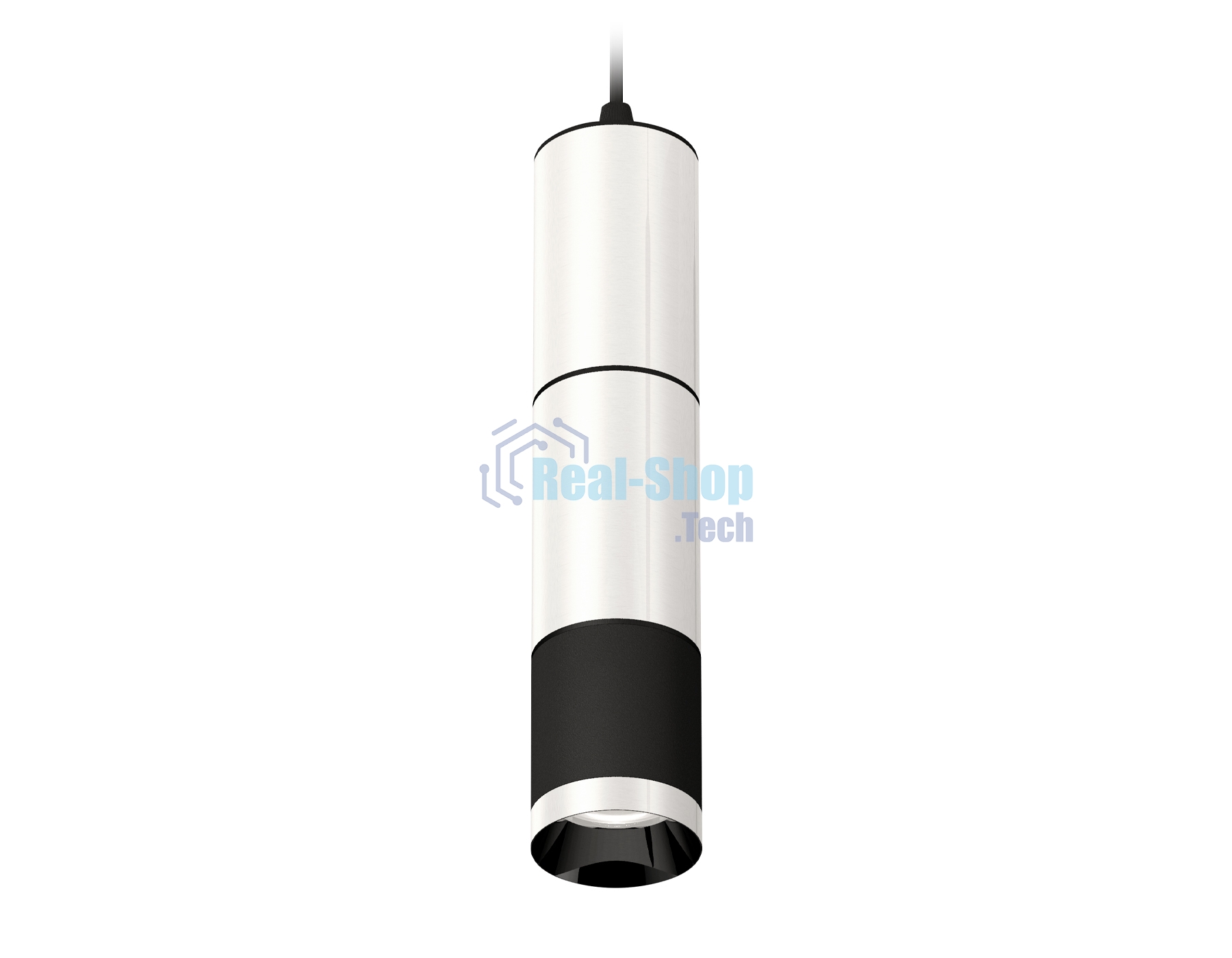 Светильник Ambrella Light XP6302001 PSL/SBK серебро полированное/черный песок MR16 GU5.3