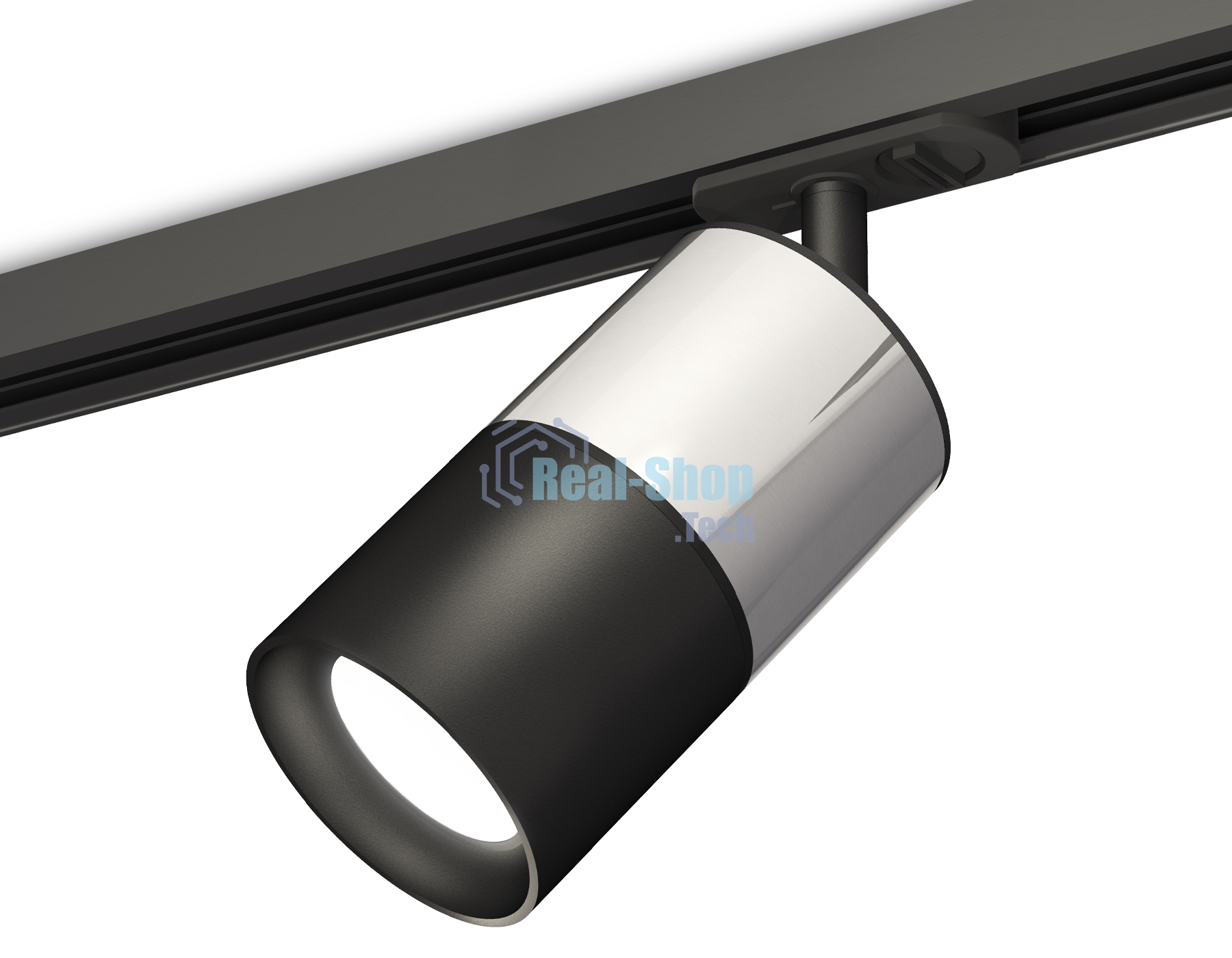 Светильник Ambrella light XT7402071 SBK/PSL/PBK черный песок/серебро полированное/черный полированный MR16 GU5.3