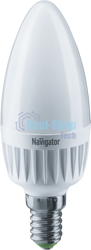 Лампа светодиодная Navigator NLL-C37-7-230-2.7K-E14-FR 7Вт свеча 2700К тепл. белый E14 500лм 176-264В