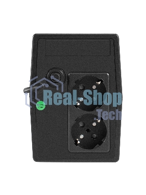 Источник бесперебойного питания ExeGate Smart LB-400.LCD.AVR.2SH (400VA/240W, LCD, AVR, 2*Schuko, батарея 12V 4.5Ah, Black)