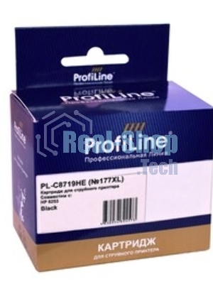 Картридж струйный ProfiLine PL-C8719HE №177XL для принтеров HP 8253 Black водн