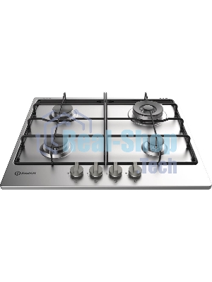 Газовая варочная поверхность Indesit THP 642 W/IX/I RU нержавеющая сталь