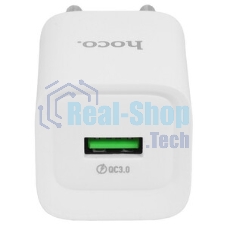 Сетевое зарядное устройство HOCO (6942007630214) C145A 1USB 3.0A QC3.0 18W White