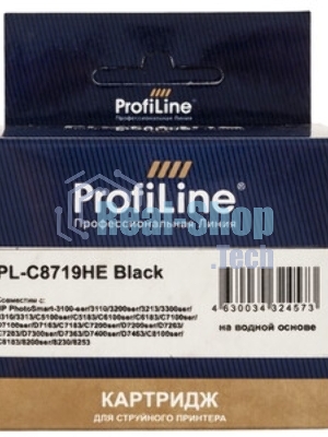 Картридж струйный ProfiLine PL-C8719HE №177XL для принтеров HP 8253 Black водн