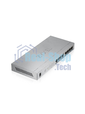 Коммутатор Zyxel GS1008HP Switch PoE +, 8xGE PoE +, tabletop, metal, silent, budget PoE 60 W