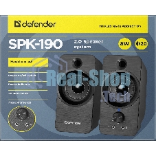 Акустическая система Defender 2.0 SPK-190 черный