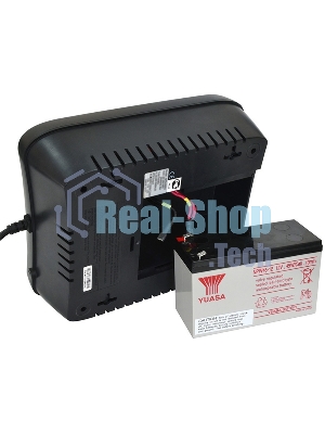 Источник бесперебойного питания Powercom Back-UPS SPIDER, Line-Interactive, LCD, AVR, 900VA/540W, Schuko, USB, black (1456263)