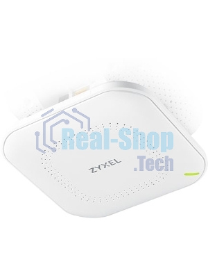 Точка доступа Zyxel NebulaFlex NWA90AX PRO, WiFi 6, 802.11a/b/g/n/ac/ax (2,4 и 5 ГГц), MU-MIMO, антенны 3x3, до 575+2400 Мбит/с, 1xLAN 2.5GE, PoE, защита от 4G/5G, БП в комплекте