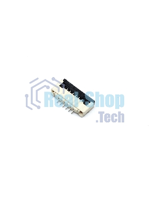 Разъем FPC Flip-Lock 1010-6RLGF 6 pin высота 1мм шаг 1мм