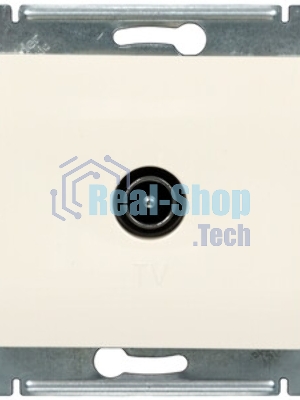 Механизм розетки TV 1-м СП Glossa 1DB беж. SchE GSL000291
