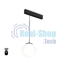 Управляемый светодиодный светильник для шинопровода Magnetic Ambrella light GL1442 BK/FR черный/белый матовый IP20 10W 3000K-6400K 220V 120° D120 H1500 (Без ПДУ)