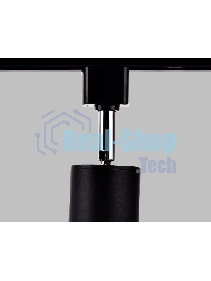 Трековый однофазный светильник со сменной лампой Ambrella light GL5123 BK черный GU10 max 12W