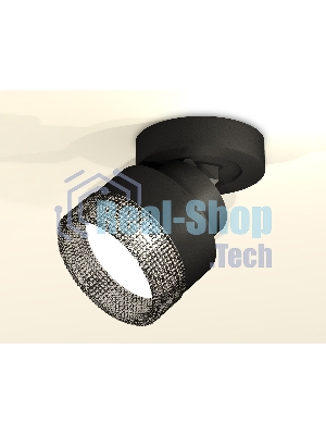 Светильник Ambrella Light XM8102041 SBK/BK черный песок/тонированный GX53 (A2229, A2106, C8102, N8484)