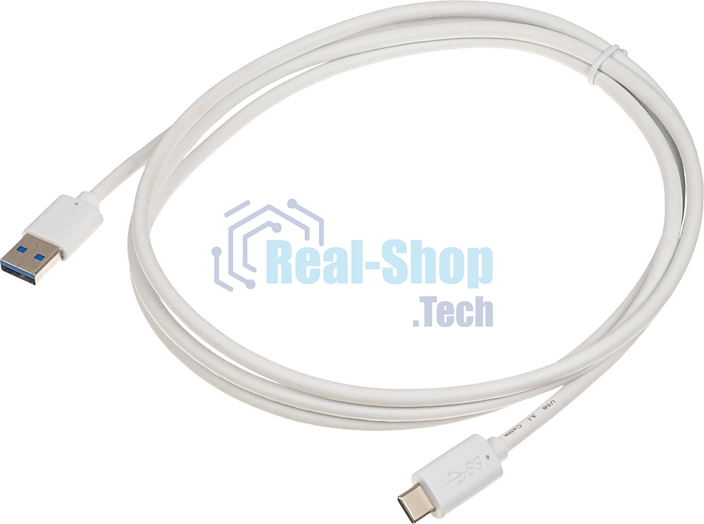 Кабель Buro BHP USB-TPC-1.8W USB 3.0 A(m) USB Type-C (m) 1.8м белый