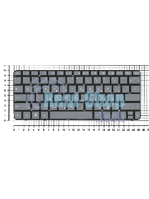 Клавиатура для ноутбука HP Mini 100E темно-серая