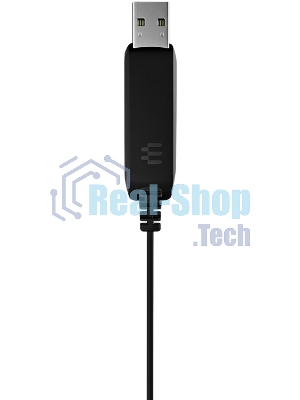 Гарнитура EPOS PC 8 чёрный, проводная, USB, подвижный микрофон, выключение микрофона