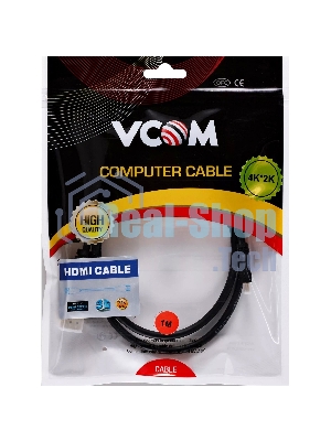 Кабель HDMI-19M --MicroHDMI-19M ver 2.0 1 м VCOM CG587-1M