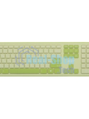 Комплект клавиатура + мышь Acer OCC205 беспроводной USB, 1200 dpi, зеленый/желтый