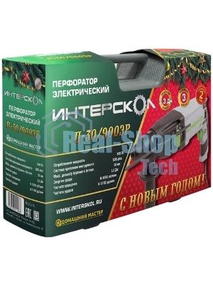 Перфоратор Интерскол П-30/900ЭР, SDS-plus, 900 Вт, 3,3 Дж, от сети