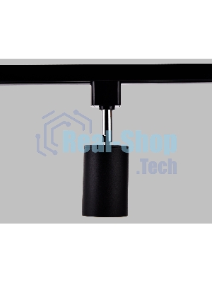 Трековый однофазный светильник со сменной лампой Ambrella light GL5123 BK черный GU10 max 12W
