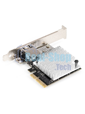 Сетевой адаптер ExeGate EXE-107S (PCI-E x4 v3.0, 1xRJ45, UTP 100Mbps/1000Mbps/2.5Gbps/10Gbps Marvell AQC107S)