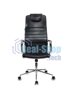 Кресло Бюрократ Chair Brt KB-9N/ECO/BLACK черный, экокожа