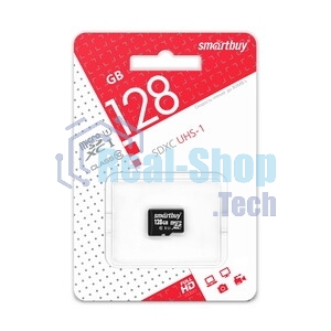 Карта памяти micro SDXC карта памяти Smartbuy 128GB Class 10 UHS-1 (без адаптера)