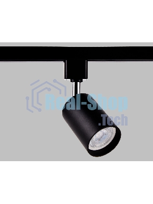 Трековый однофазный светильник со сменной лампой Ambrella light GL5123 BK черный GU10 max 12W
