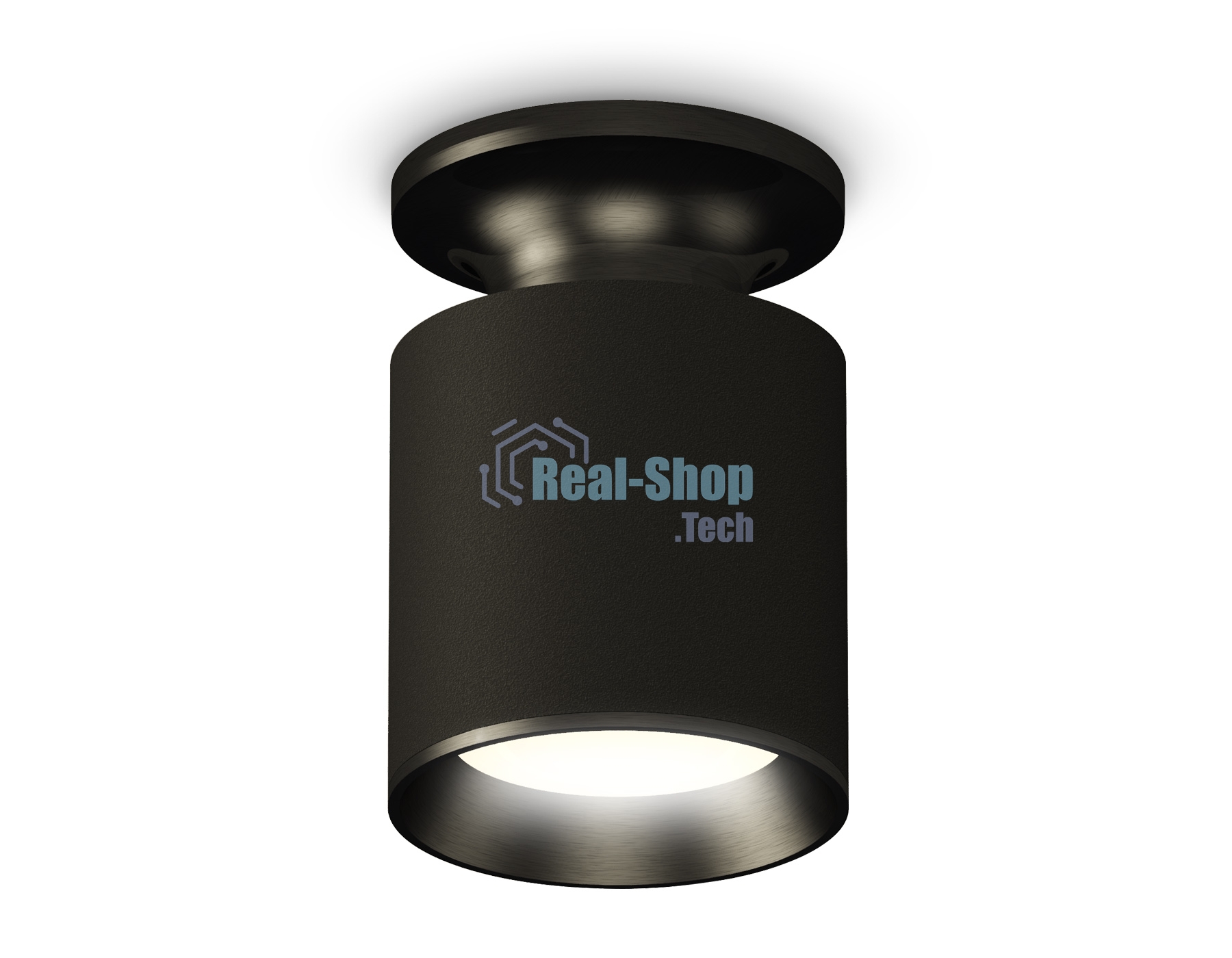 Светильник Ambrella Light XS6302100 SBK/PBK черный песок/черный полированный MR16 GU5.3 (N6902, C6302, N6103)