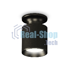 Светильник Ambrella Light XS6302100 SBK/PBK черный песок/черный полированный MR16 GU5.3 (N6902, C6302, N6103)