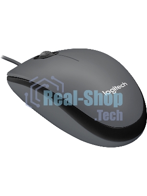 Мышь проводная Logitech M90 черный/серый, 1000 dpi, USB, кнопки - 3