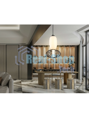 Подвесной светодиодный светильник Ambrella light LH11007 BK/FR черный/белый матовый 15W 3000K D220*350